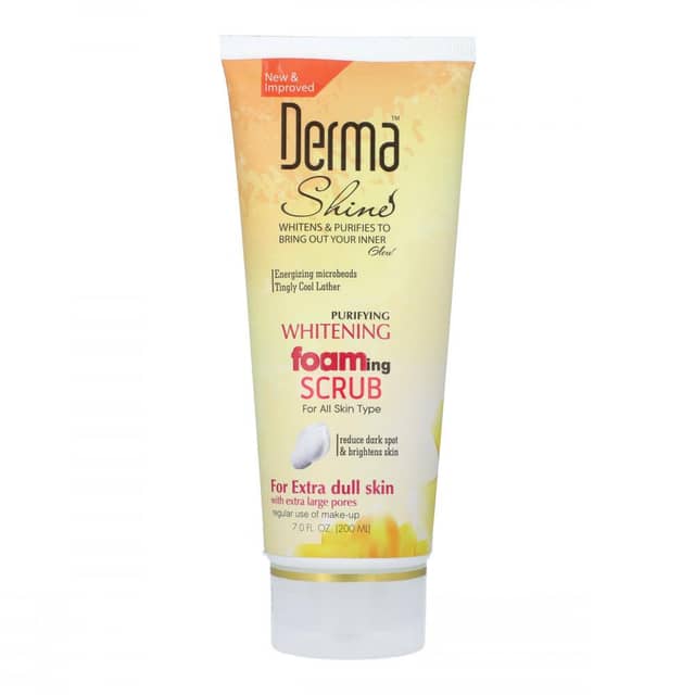 Derma Shine Whitening Foaming Scrub 200g