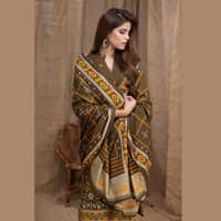Ideas Khaddar Unstitched Printed Suit K-22101B 3Pcs - image 2