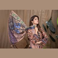 Ideas Khaddar Unstitched Printed Suit K-22099B 3Pcs - image 2