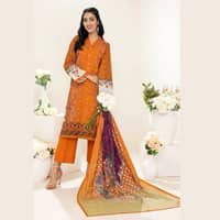 Ideas Khaddar Unstitched Digital Printed Suit K-22070 3Pcs - image 6