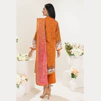 Ideas Khaddar Unstitched Digital Printed Suit K-22070 3Pcs - image 4