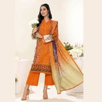 Ideas Khaddar Unstitched Digital Printed Suit K-22070 3Pcs - image 3