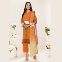 Ideas Khaddar Unstitched Digital Printed Suit K-22070 3Pcs - image 2