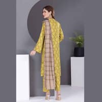 Ideas Cotail Unstitched Printed Suit With Shawl AP-22046 3PC - image 5