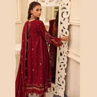 Ideas Pashmina Unstitched Embroidered Suit AP-22017 3PC - image 3