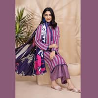 Ideas Linen Unstitched Digital Printed Suit LT-22042 3PC - image 5