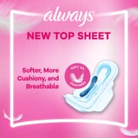 Always Feather Soft 2 in1 Sanitary Pads Long Trios 26 Pads - image 3