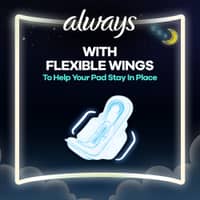 Always Ultra Night Sanitary Pads Single Extra Long 6 Pads - image 4