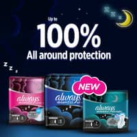 Always Thicks Maxi Night Sanitary Pads Extra Long Single Pack 8 pads - image 2