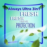 Always Ultra Thin Herbal Quatro Single Extra Long 7 Pads - image 6