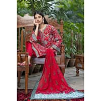 Ideas Lawn Unstitched Digital Printed Suit CL-32277 3PC - image 4