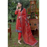 Ideas Lawn Unstitched Printed Suit CL-32218 3PC - image 5