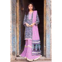 Ideas Lawn Unstitched Printed Suit CL-32234B 3PC - image 2