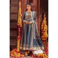 Ideas Lawn Unstitched Foil Printed Suit CL-32447B 3PC - image 4