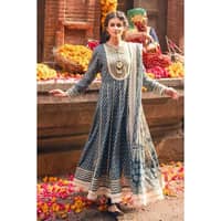 Ideas Lawn Unstitched Foil Printed Suit CL-32447B 3PC - image 2