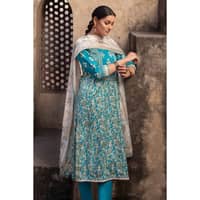 Ideas Lawn Unstitched Gold and Lacquer Printed Suit CL-32426A 3PC