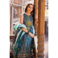Ideas Lawn Unstitched Foil Printed Suit CL-32238A 3PC - image 3