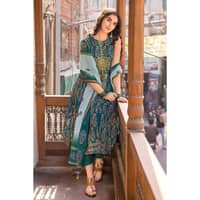 Ideas Lawn Unstitched Foil Printed Suit CL-32238A 3PC - image 2
