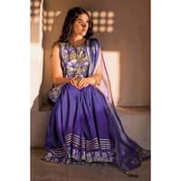 Ideas Lawn Unstitched Foil Printed Suit CL-32238B 3PC - image 5