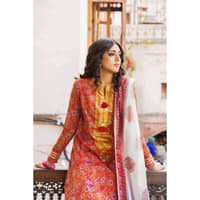 Ideas Lawn Unstitched Foil Printed Suit CL-32243A 3PC - image 5