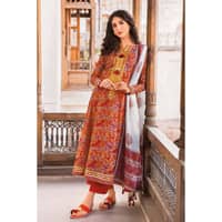 Ideas Lawn Unstitched Foil Printed Suit CL-32243A 3PC - image 4