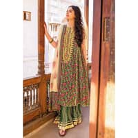 Ideas Lawn Unstitched Foil Printed Suit CL-32240A 3PC - image 2