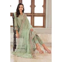 Ideas Premium Embroidered Chiffon Dupatta Unstitched Suit PM-22074 3PC - image 5