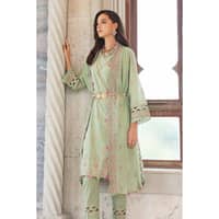 Ideas Premium Embroidered Chiffon Dupatta Unstitched Suit PM-22074 3PC - image 4