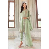 Ideas Premium Embroidered Chiffon Dupatta Unstitched Suit PM-22074 3PC - image 2