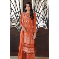 Ideas Embroidered Chiffon Dupatta Lawn Unstitched Suit PM-32025 3PC