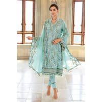 Sequins Embroidered Lawn Unstitched Suit With Sequins Embroidered Chiffon Dupatta PM-32036 3PC - image 4