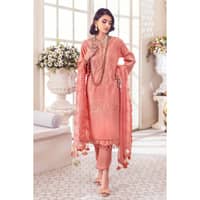 Sequins Embroidered Lawn Unstitched Suit With Sequins Embroidered Chiffon Dupatta PM-32043 3PC - image 3