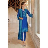 Sequins Embroidered Lawn Unstitched Suit With Sequins Embroidered Chiffon Dupatta PM-32028 3PC - image 2