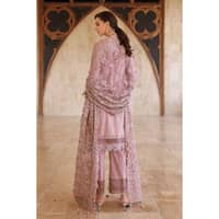 Embroidered Lawn Unstitched Suit With Embroidered Net Dupatta PM-32009 3PC - image 5