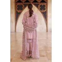 Embroidered Lawn Unstitched Suit With Embroidered Net Dupatta PM-32009 3PC - image 4