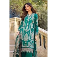 Embroidered Dobby Lawn Unstitched Suit With Embroidered Cotton Net Dupatta CN-32002 3PC
