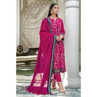 Embroidered Lawn Unstitched Suit With Yarn Dyed Dupatta MJ-32029 3PC - image 4