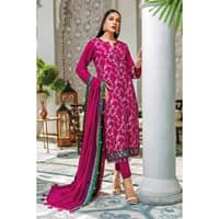 Embroidered Lawn Unstitched Suit With Yarn Dyed Dupatta MJ-32029 3PC - image 2