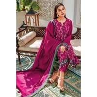 Embroidered Lawn Unstitched Suit With Yarn Dyed Dupatta MJ-32029 3PC