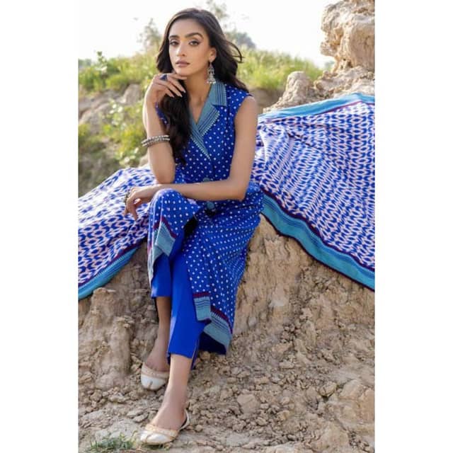 Ideas Twill Linen Unstitched Printed Suit LT-22017A