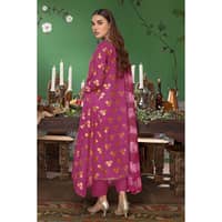 Jacquard Unstitched Luxury Suit MJ-32037 3PC - image 3