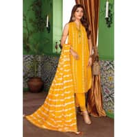 Embroidered Jacquard Unstitched Suit With Dobby Dupatta MJ-32036 3PC