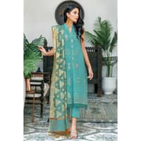 Jacquard Unstitched Suit MJ-32003 3PC - image 4