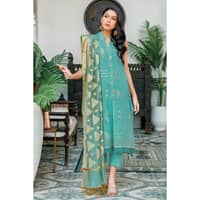 Jacquard Unstitched Suit MJ-32003 3PC - image 3