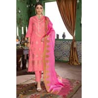 Jacquard Unstitched Suit MJ-32020 3PC - image 2