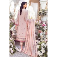 Embroidered Swiss Voile Unstitched Suit With Embroidered Paper Cotton Dupatta LSV-32020 3PC - image 4
