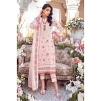 Embroidered Swiss Voile Unstitched Suit With Embroidered Paper Cotton Dupatta LSV-32020 3PC - image 2