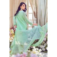 Embroidered Swiss Voile Unstitched Suit With Embroidered Chiffon Dupatta LSV-32015 3PC - image 4