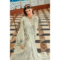 Embroidered Swiss Dobby Unstitched Suit With Embroidered Chiffon Dupatta LSV-32002 3PC - image 5