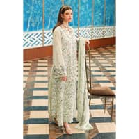 Embroidered Swiss Dobby Unstitched Suit With Embroidered Chiffon Dupatta LSV-32002 3PC - image 4